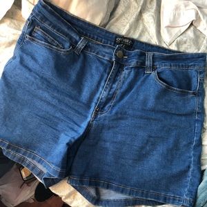 Size 16 Forever 21 Jean Shorts